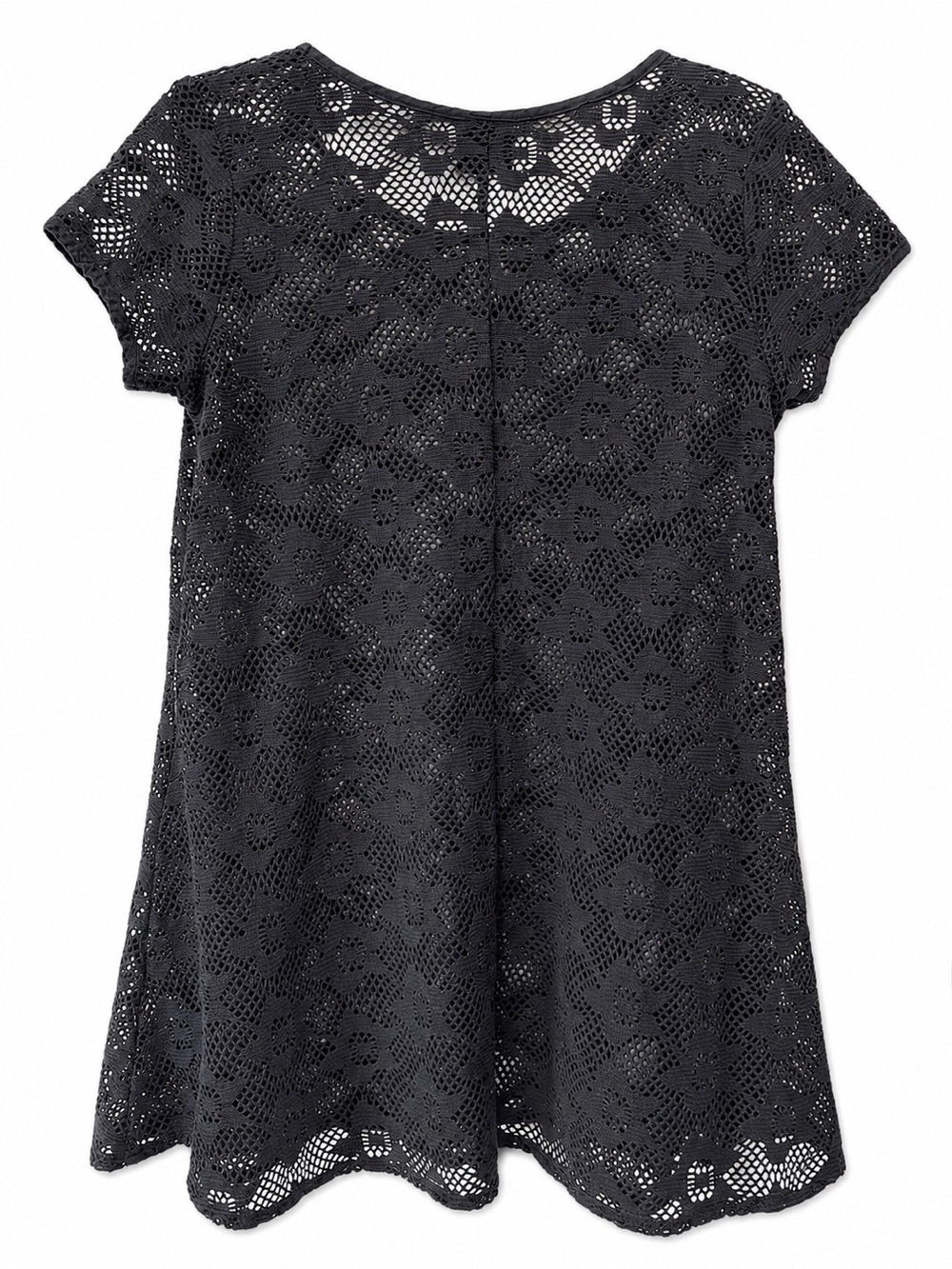 Dotti Beach Swimsuit Cover Up black crochet size S